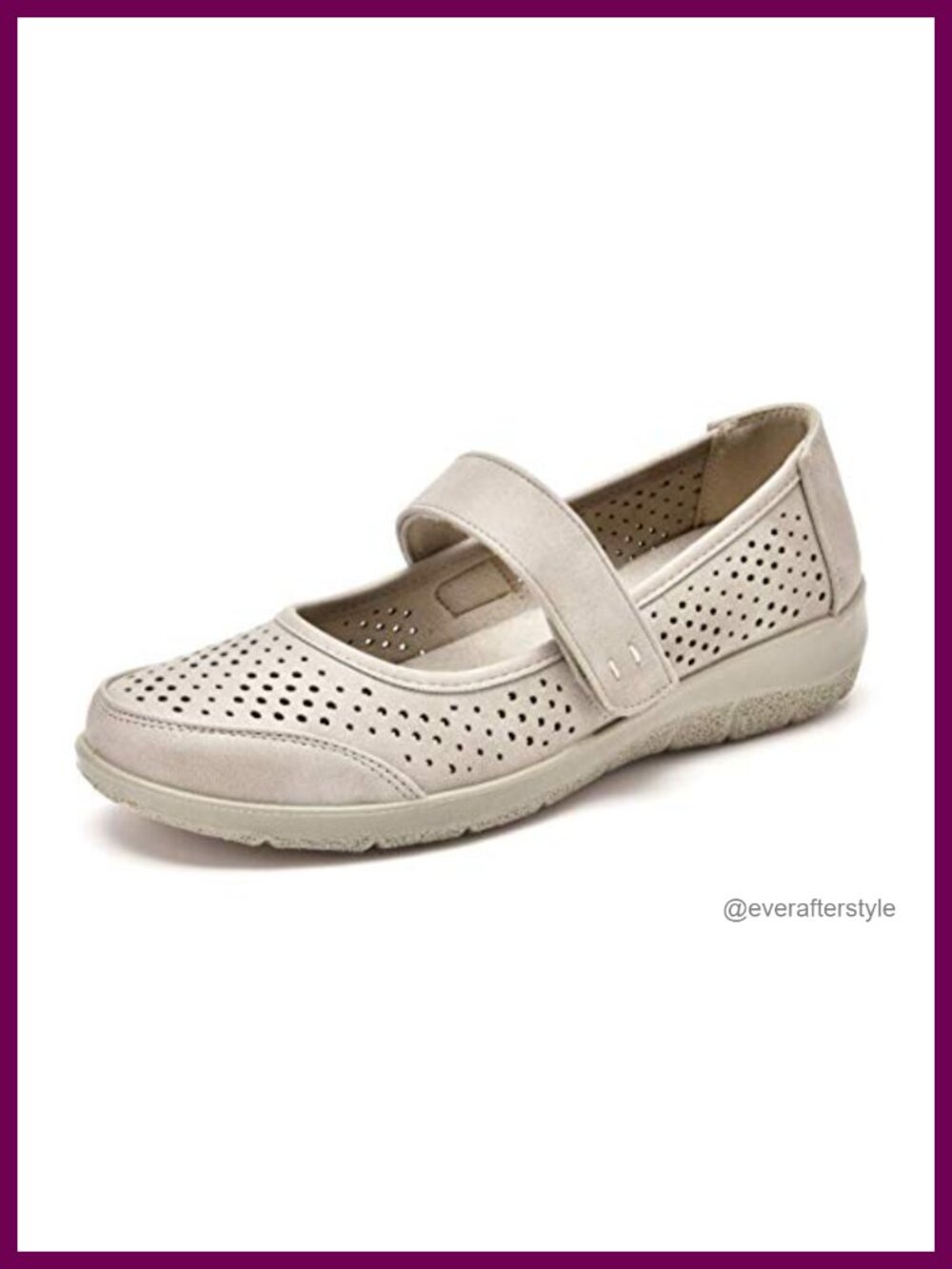 Mary Jane Flats Orthopedic Slip-On Lightweight Comfort Walking Shoes